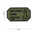 Patch 101inc don t forget women serve too