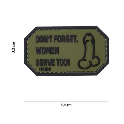 Patch 101inc don t forget women serve too