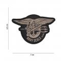 Patch 3d pvc navy seals gris