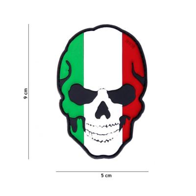 Patch 3d pvc skull italie