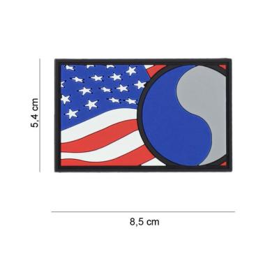 Patch 3D Drapeau USA coloré, Patch 3D Drapeau USA coloré