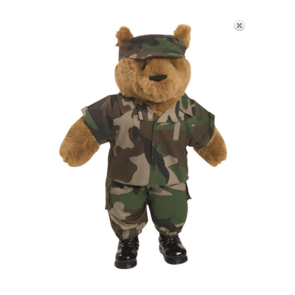 Peluche teddy camouflage cce