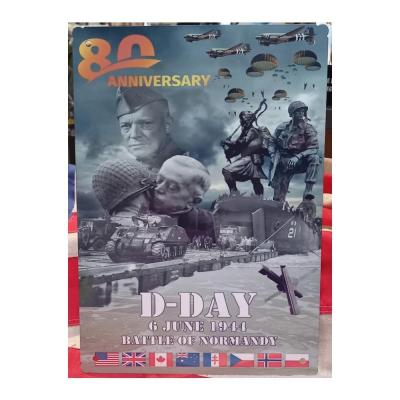 Plaque 80th anniversaire d day