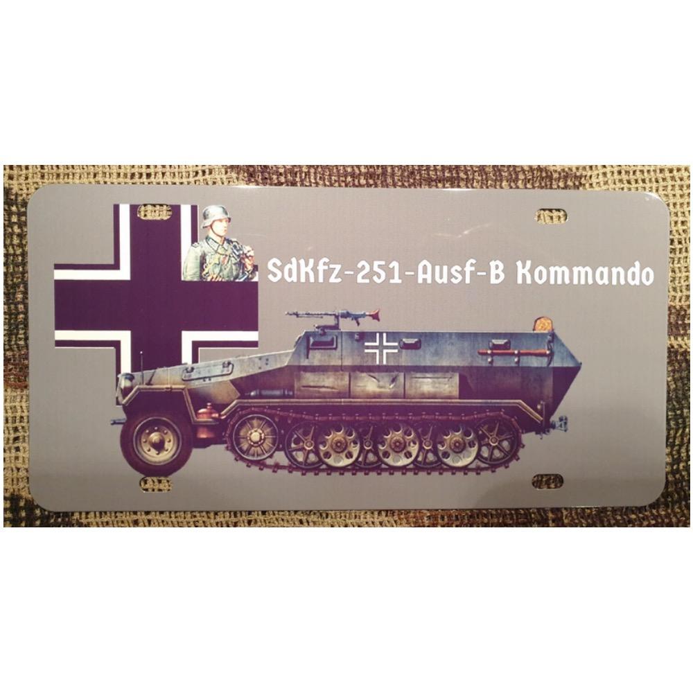 Plaque blindee allemand sdkfz251