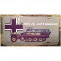 Plaque blindee allemand sdkfz251