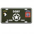 Plaque d day white star 6 juin 1944