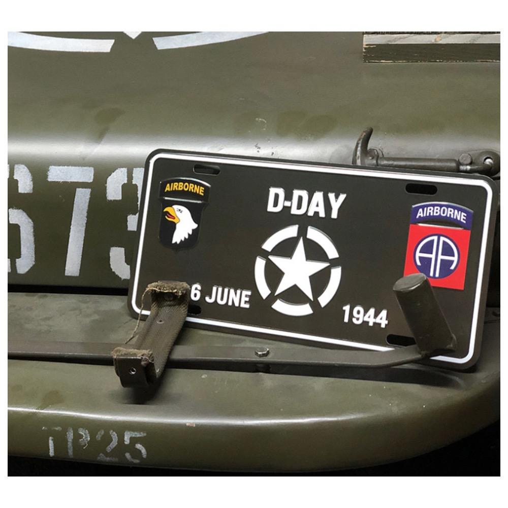 Plaque d day white star 6 uin 1944