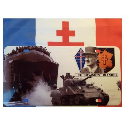 Plaque deco 2eme db francaise 