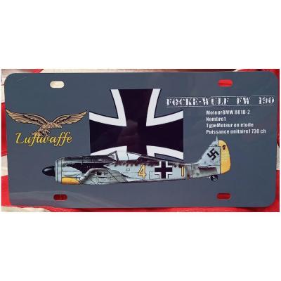 Plaque fw 190 luftwaffe