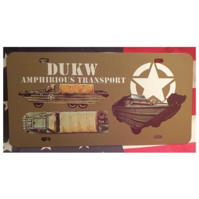 Plaque immat dukw