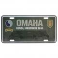 Plaque immat omaha beach