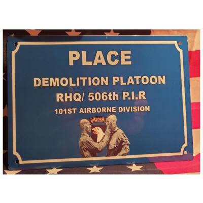 Plaque Décorative Aluminium Démolition Platoon
