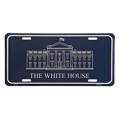 Plaque immat the white house