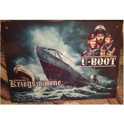 Plaque immat u boot st nazaire