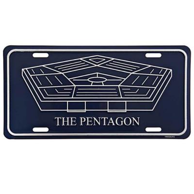 Plaque pentagon
