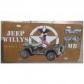 Plaque willys jeep