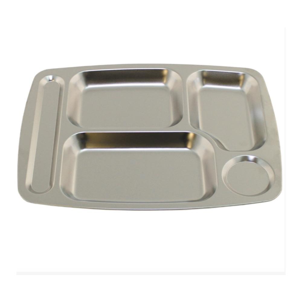 ASSIETTE EN INOX MFH CAMPING SOLDAT ET COMPAGNIE