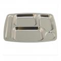 Plateau repas acier