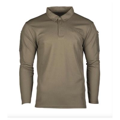 Polo Tactique QuickDry Manches Longues Vert OD