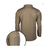 Polo manche longue tactical vert od1