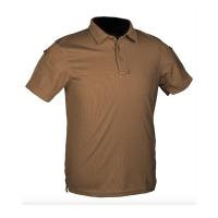 Polo tactical quickdry dark coyote miltec