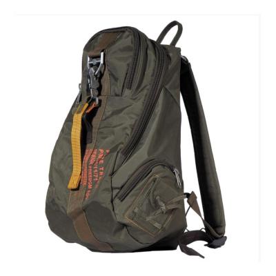 Sac a dos nylon pt kaki avec mousqueton