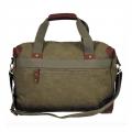 Sac a main canvas pt vert avec bretelles