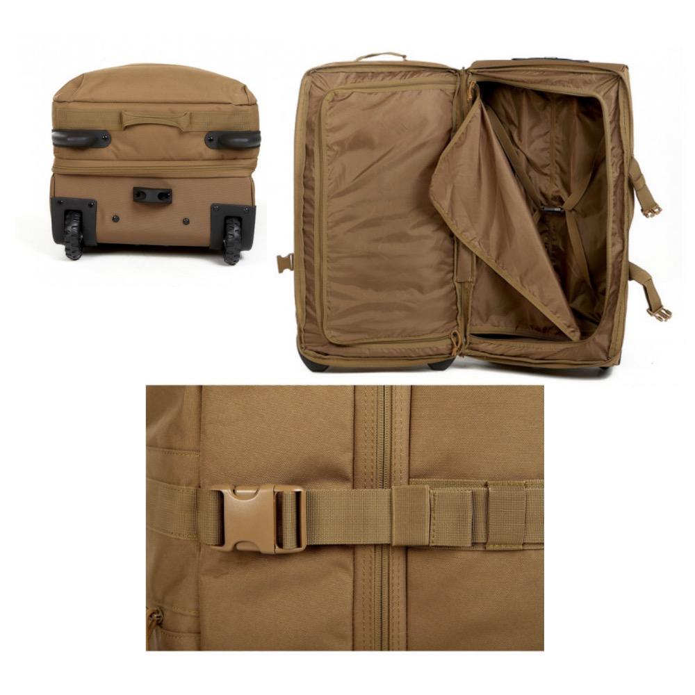 Sac de transport militaire 3 roulettes couleur TAN