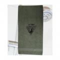 Serviette 2 rep legion etrangere vert armee