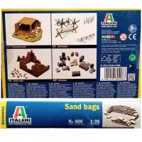 Set decors maquette sac sable ref 406 italeri1