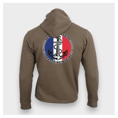 Sweat capuche summit troupes de marine