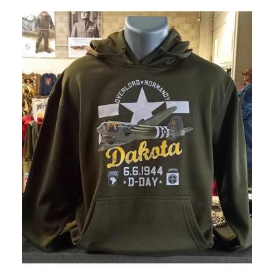 Sweat capuche vert d day dakota c47 