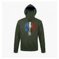 Sweat punisher tricolore vert