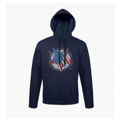 Sweat shirt etoile usa bleu 