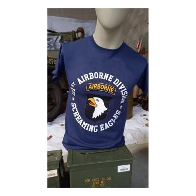 T shirt 101 eme airborne bleu