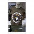 T shirt 101 eme airborne vert od