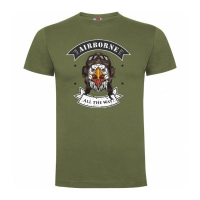 Tee-Shirt Airborne all the Way vert