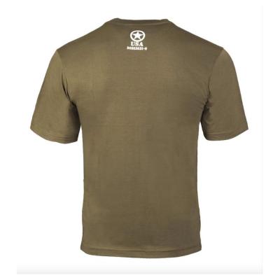 T shirt allied star olive drab