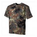 US T-Shirt Camo Flecktarn manches courtes