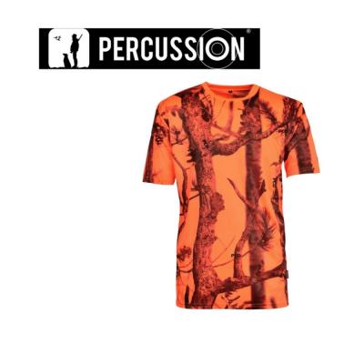 T-shirt Percussion Renfort Fluo Ghost Camo Blaze