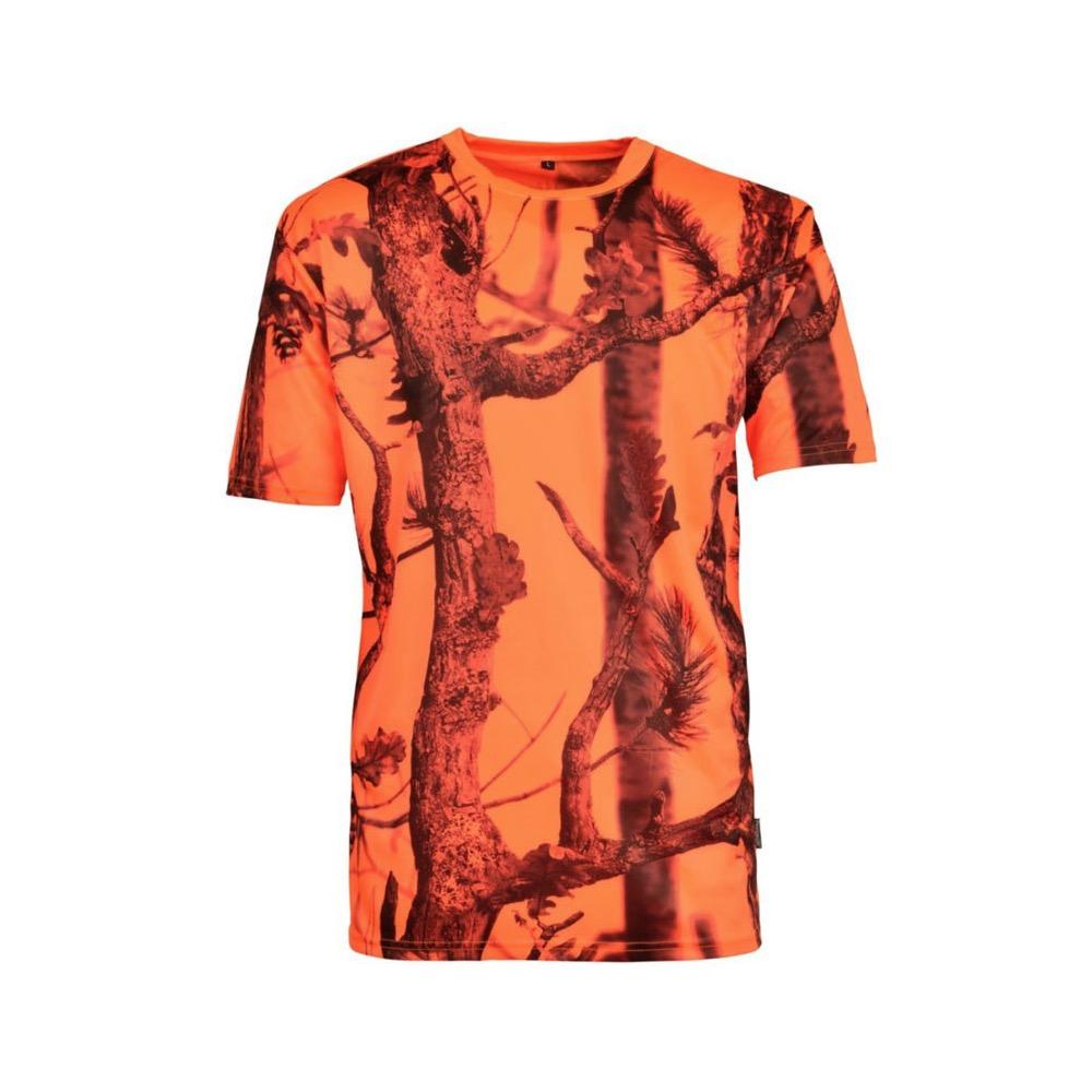T shirt ghostcamo enfants orange percussion