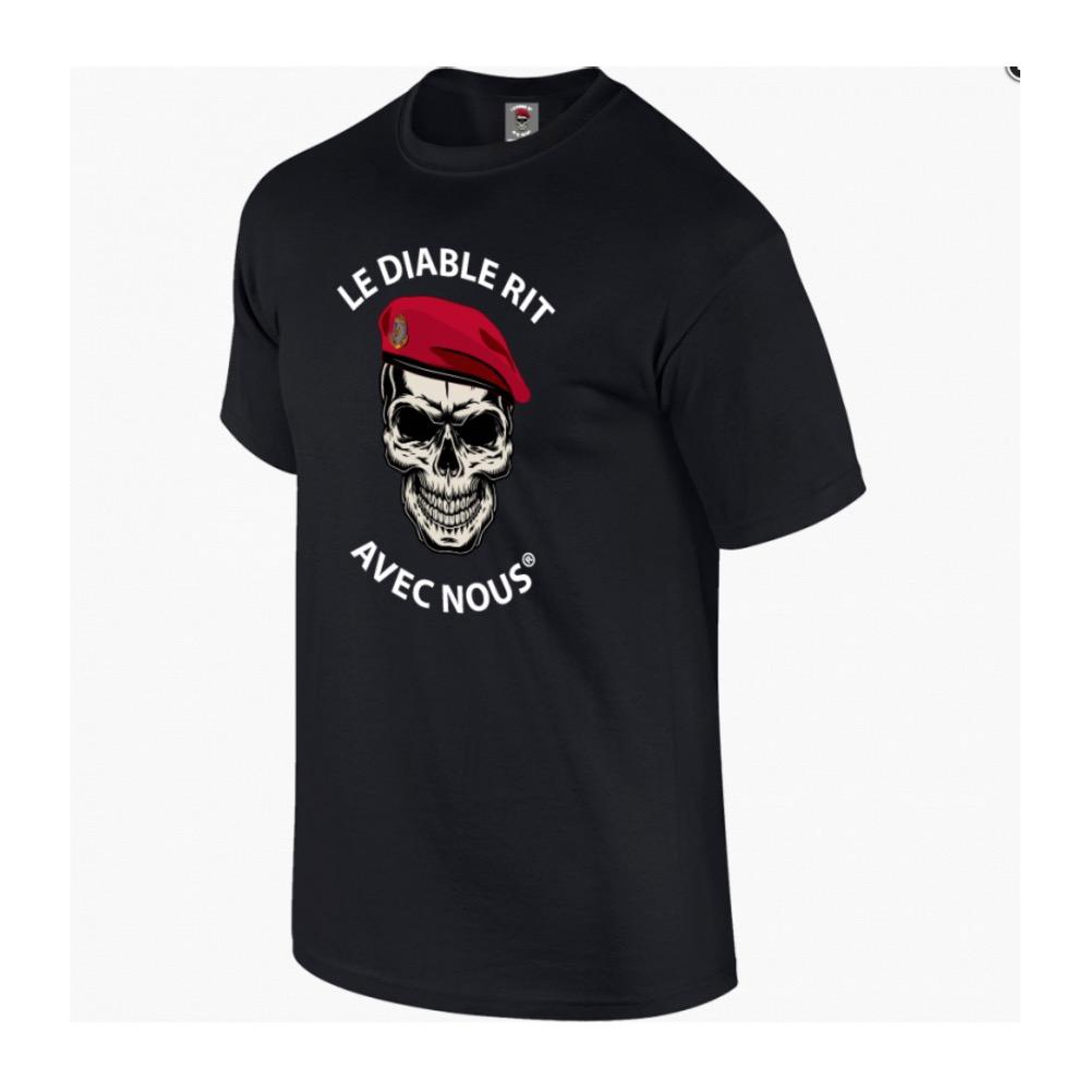 T shirt top diable rouge