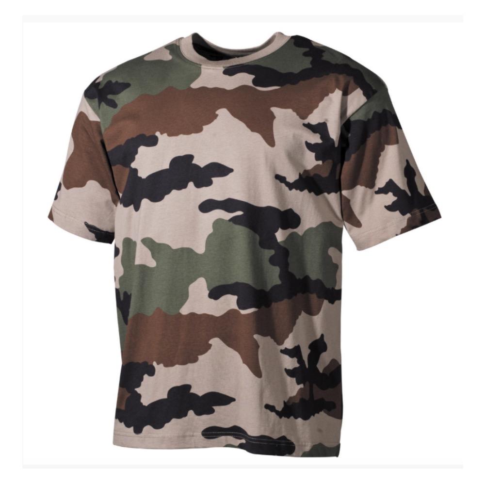 T shirt olive camouflage cce 