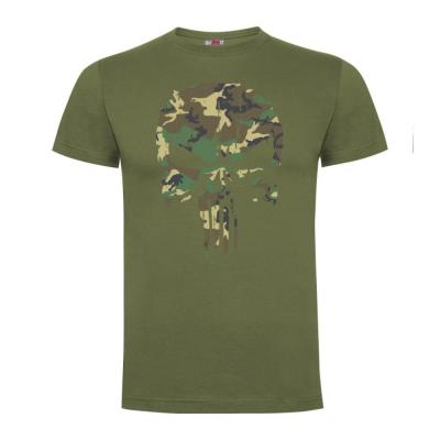 Tee-Shirt Punisher Camouflage Vert