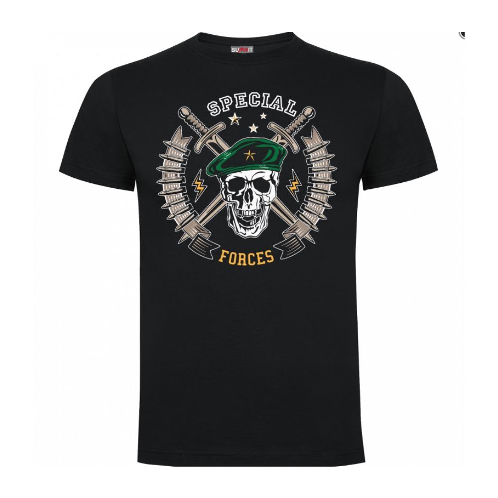 T shirt special forces noir