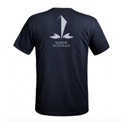 T shirt strong logo marine nationale a10