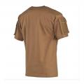 T shirt tactical coyote tan avec poches mfh 