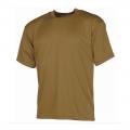 T-Shirt Tactical Coyote Tan Manches courtes