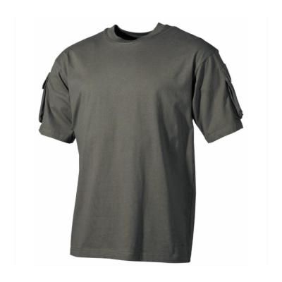 T shirt tactical vert od avec poches mfh