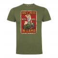 Tee shirt don t mess with girl army design